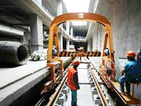 track-laying machine