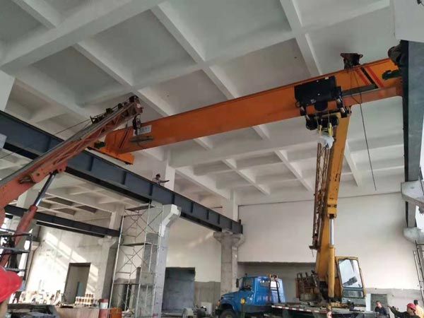 European style single beam crane